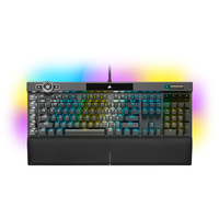 Corsair K100 RGB - Full-size (100%) - USB - Optomechanischer Schlsselschalter - QWERTY - RGB-LED - Schwarz