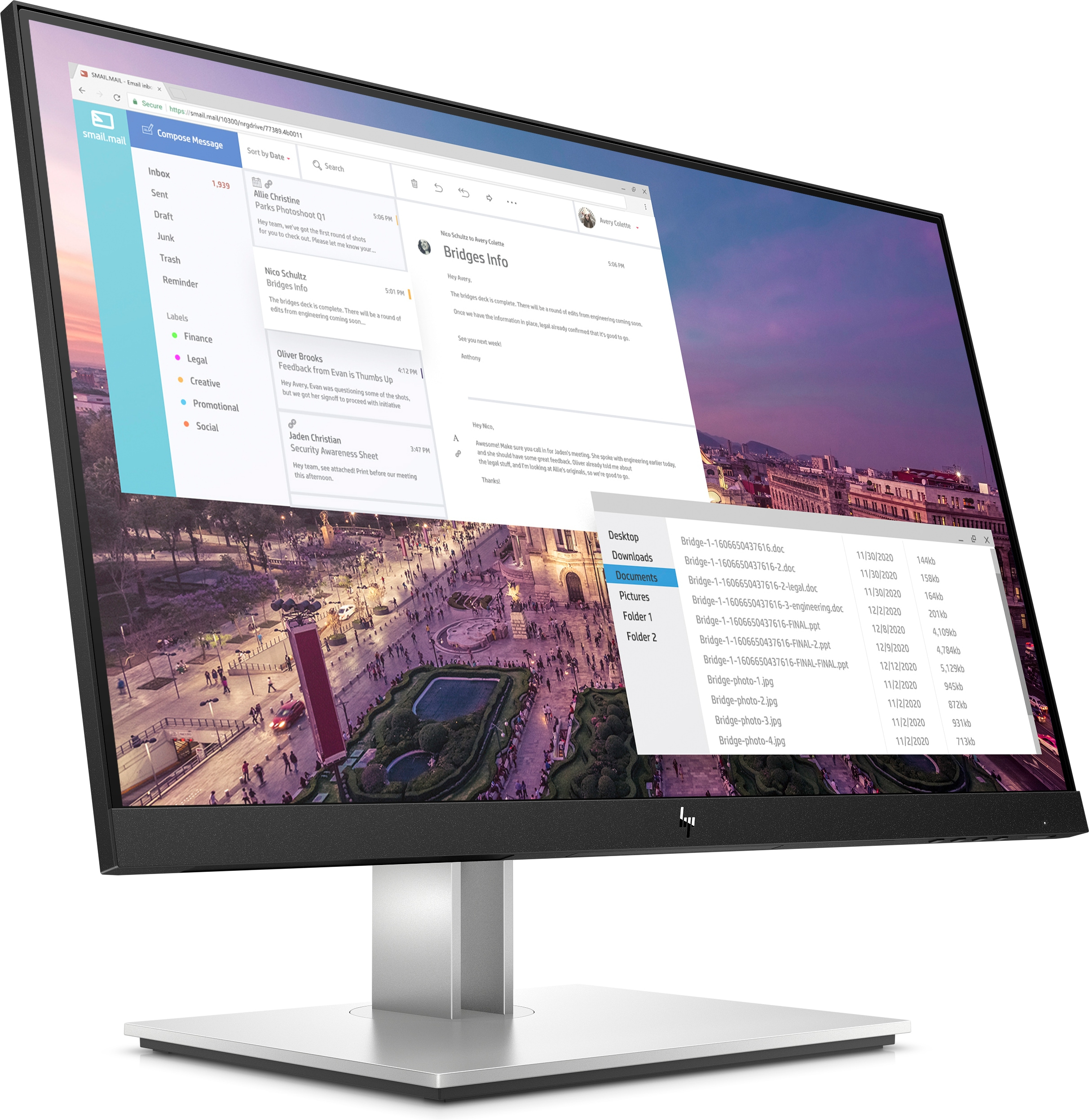 HP E-Series E23 G4 Computerbildschirm 23 - Flachbildschirm (TFT/LCD) - 58,4 cm
