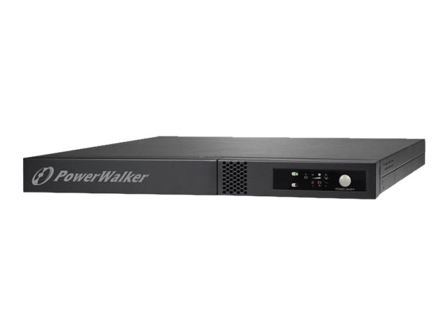 PowerWalker VFI 1000R/1U - USV (Rack - einbauf�hig) - 800 Watt - 1000 VA - 7 Ah - RS-232, USB - Ausgangsanschl�sse: 3 - 1U - 48.3 cm (19)
