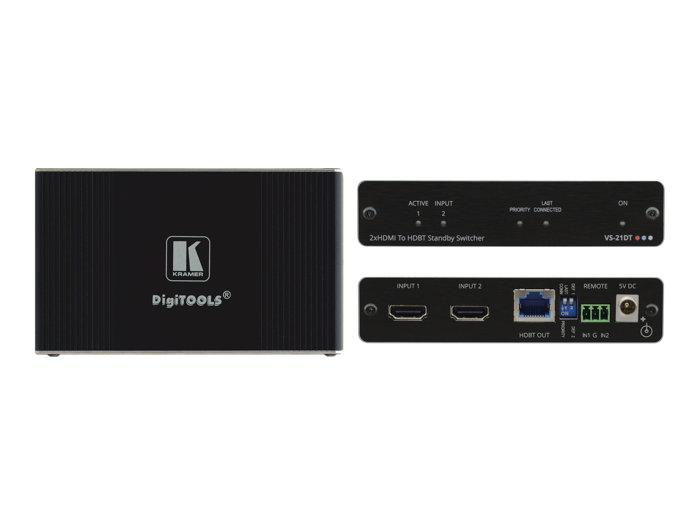 Kramer Electronics Kramer DigiTOOLS VS-21DT - Video/Audio-Schalter