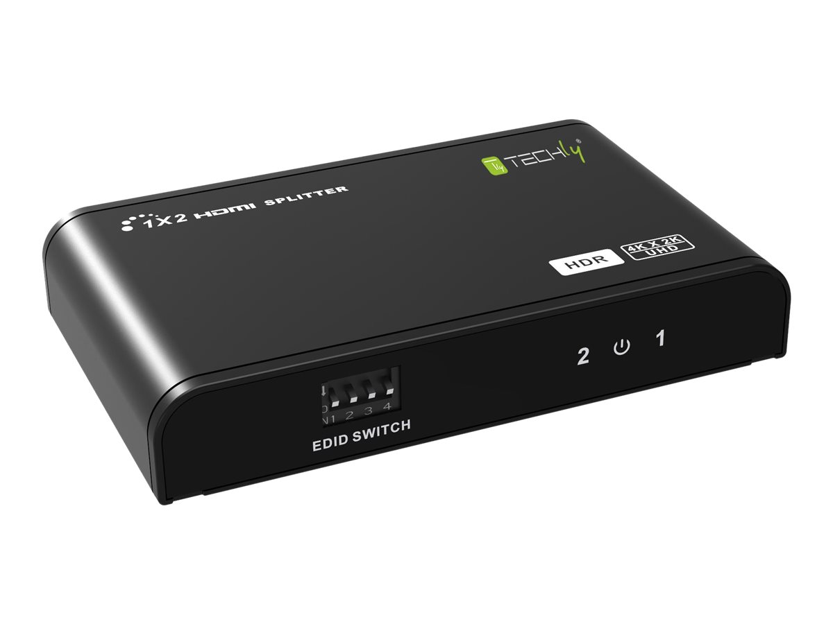 Techly IDATA-HDMI2-4K2HDR video splitter HDMI 2x HDMI