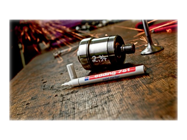 EDDING 751 paint - Marker - permanent - Wei�
