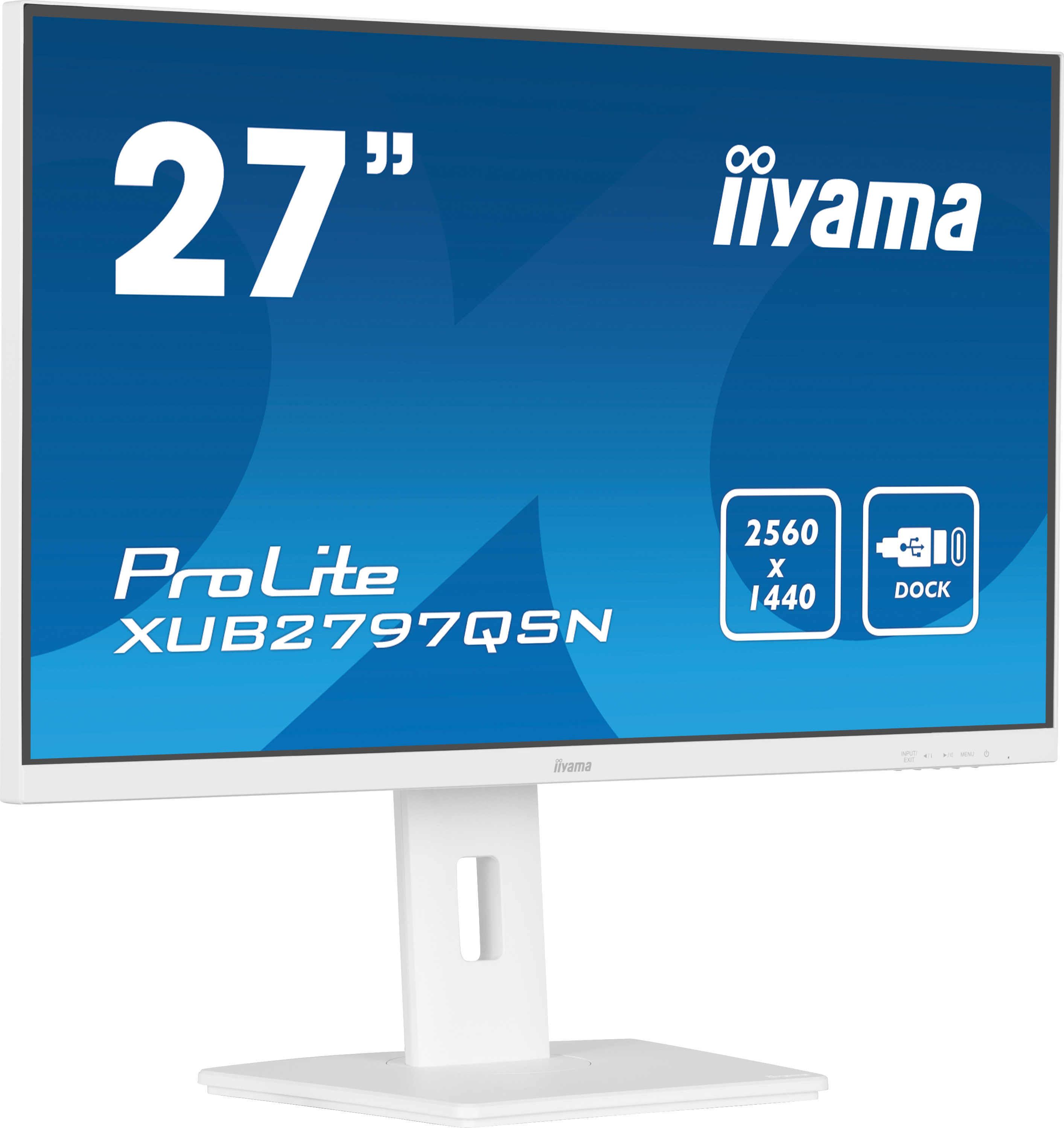 iiyama G-MASTER XUB2797QSN-W2 Monitor PC 68,6 cm (27) 2560 x 1440 Pixel 4K Ultra HD LED Bianco