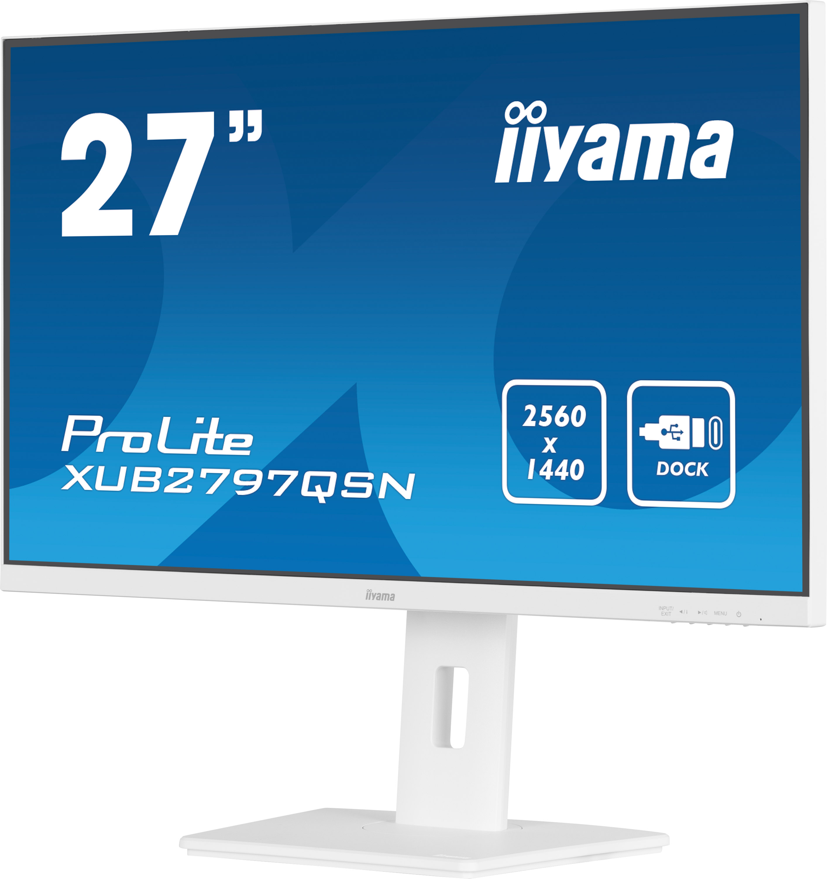 iiyama G-MASTER XUB2797QSN-W2 Monitor PC 68,6 cm (27) 2560 x 1440 Pixel 4K Ultra HD LED Bianco