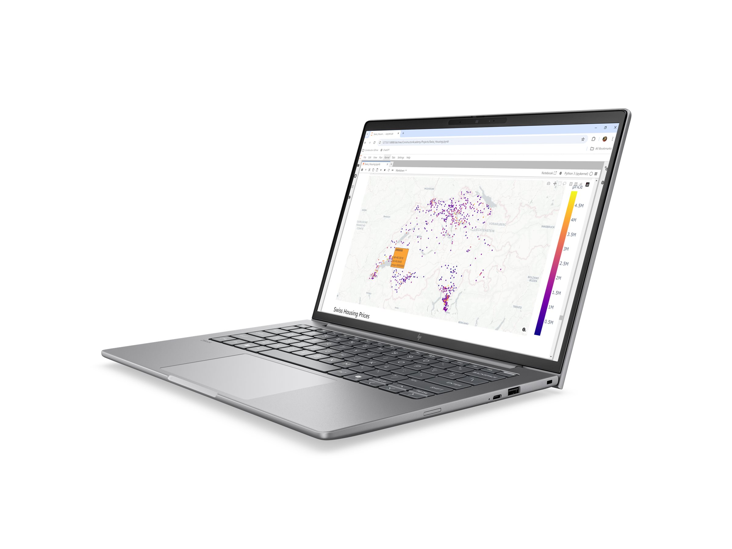 HP ZBook 8 G2i Mobile Workstation - Intel Core Ultra 7 356H - Win 11 Pro - 48 GB RAM - 1 TB SSD NVMe - 35.6 cm (14)