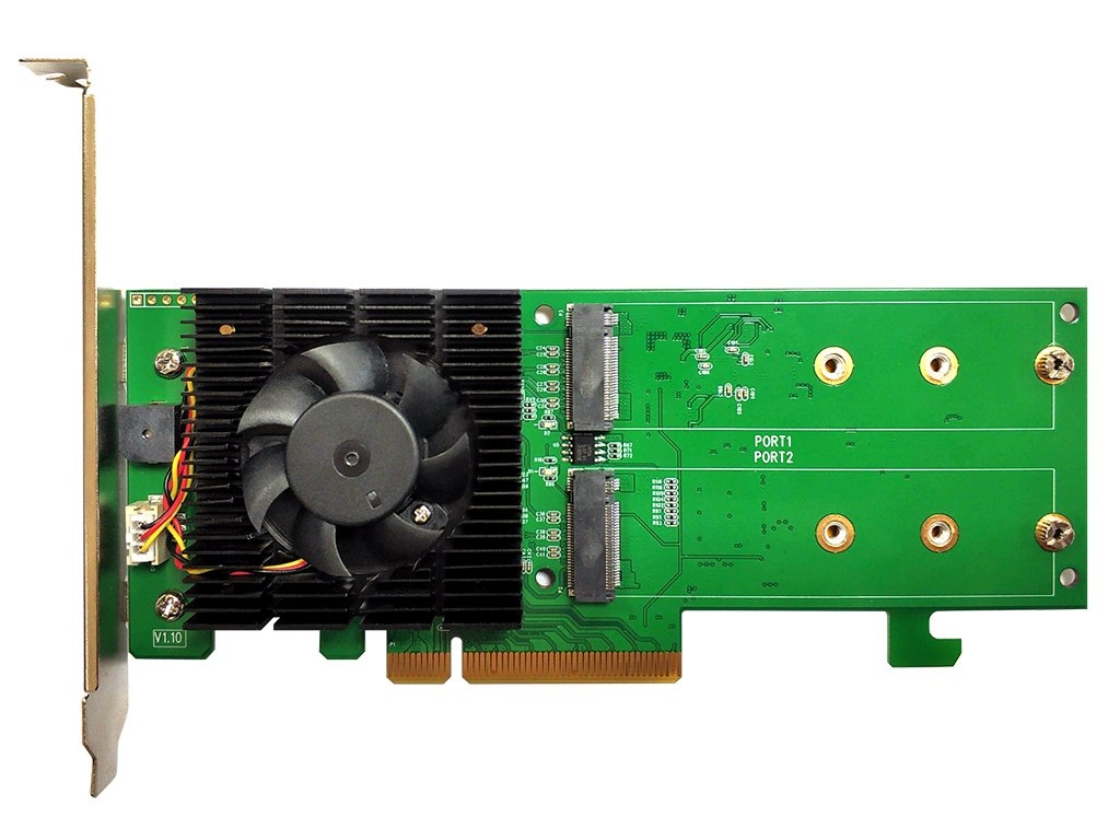 Highpoint SSD7202 RAID controller PCI Express x8 3.0, 4.0 8 Gbit/s