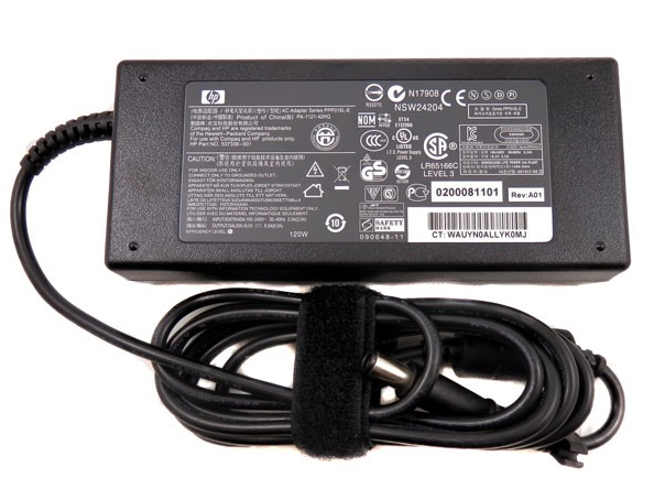 HP 537336-001 power adapter/inverter Indoor 120 W Black