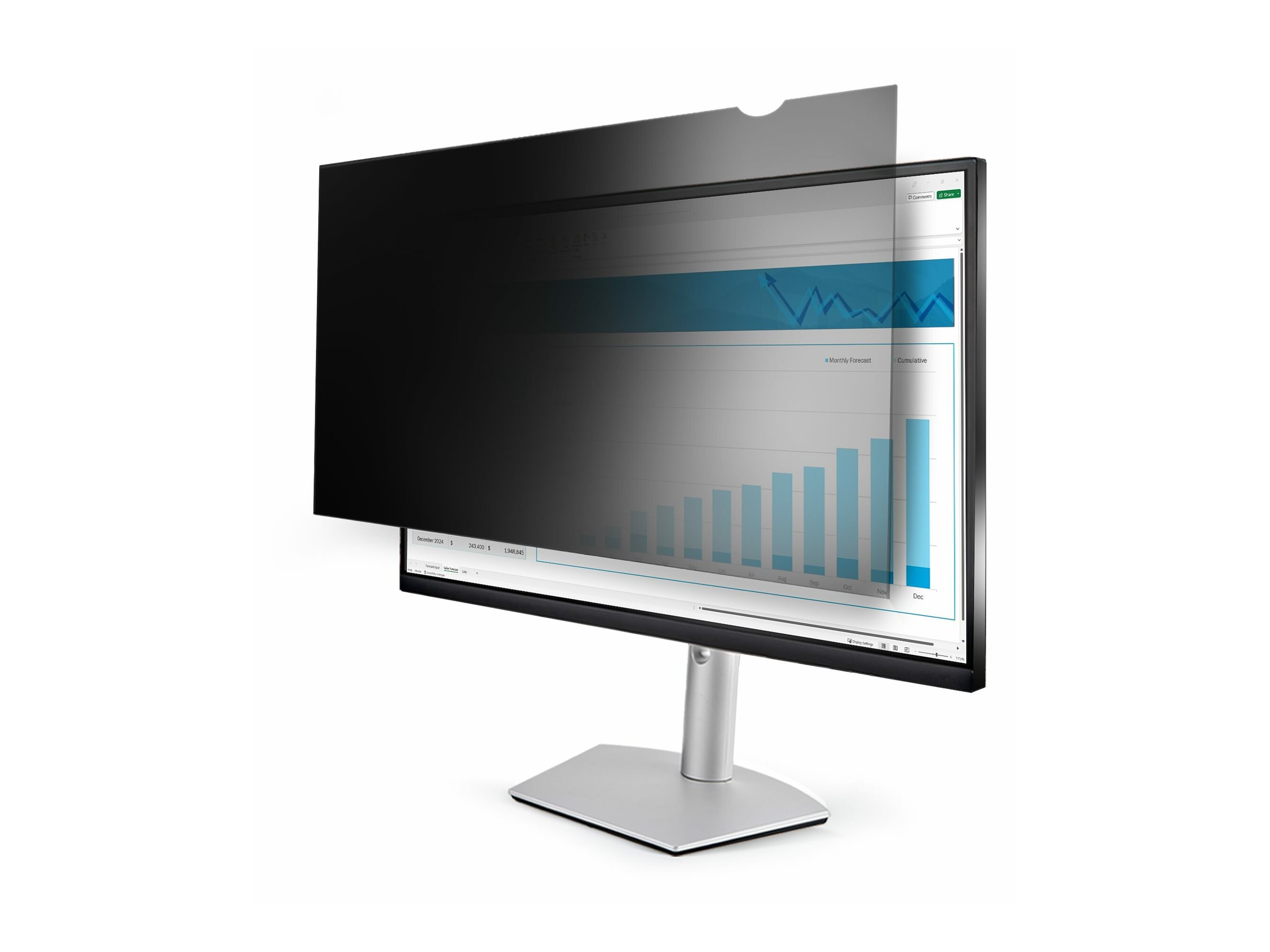 StarTech.com 31569-PRIVACY-SCREEN filtro para monitor Filtro de privacidad para pantallas sin marco 80 cm (31.5)