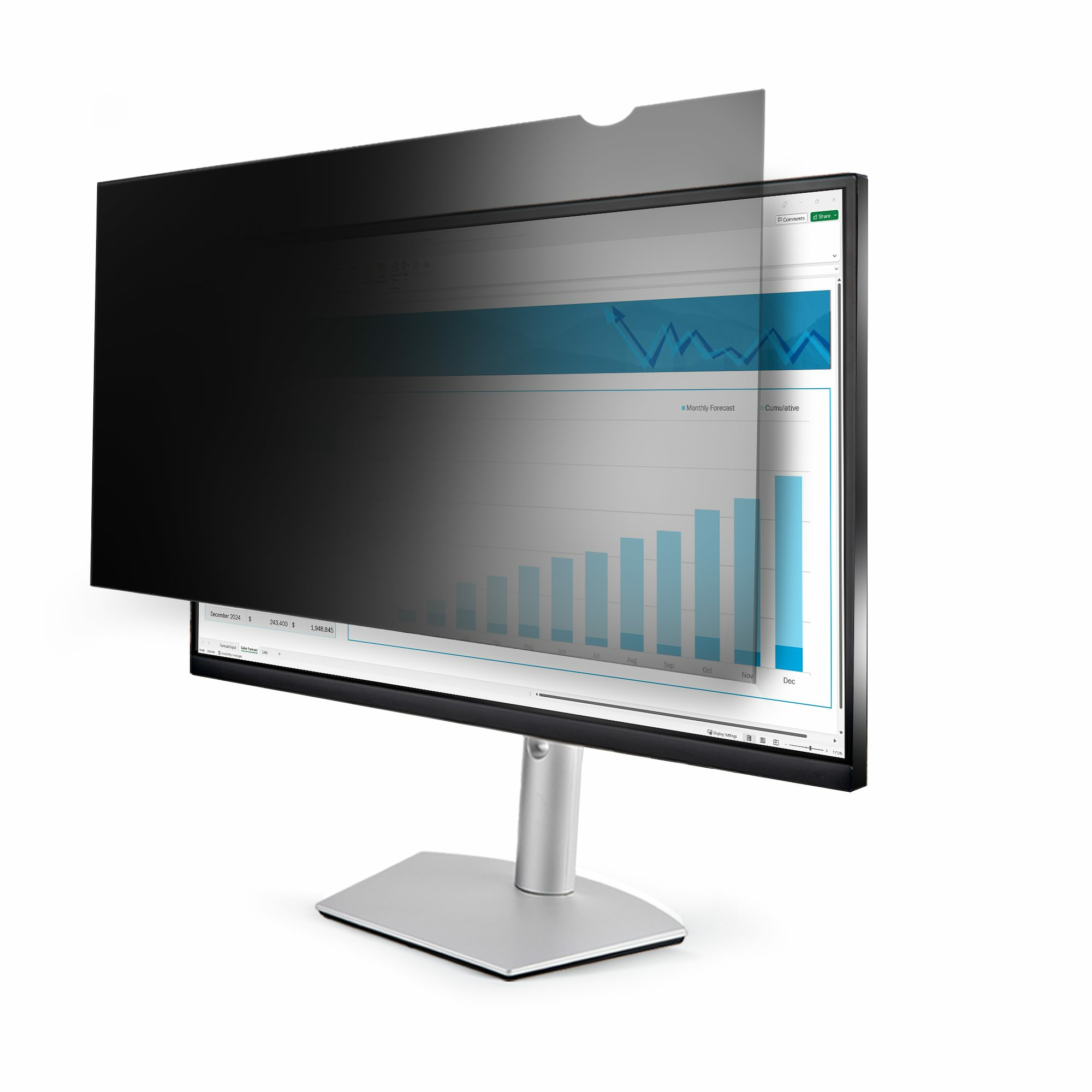 StarTech.com 31569-PRIVACY-SCREEN filtro para monitor Filtro de privacidad para pantallas sin marco 80 cm (31.5)