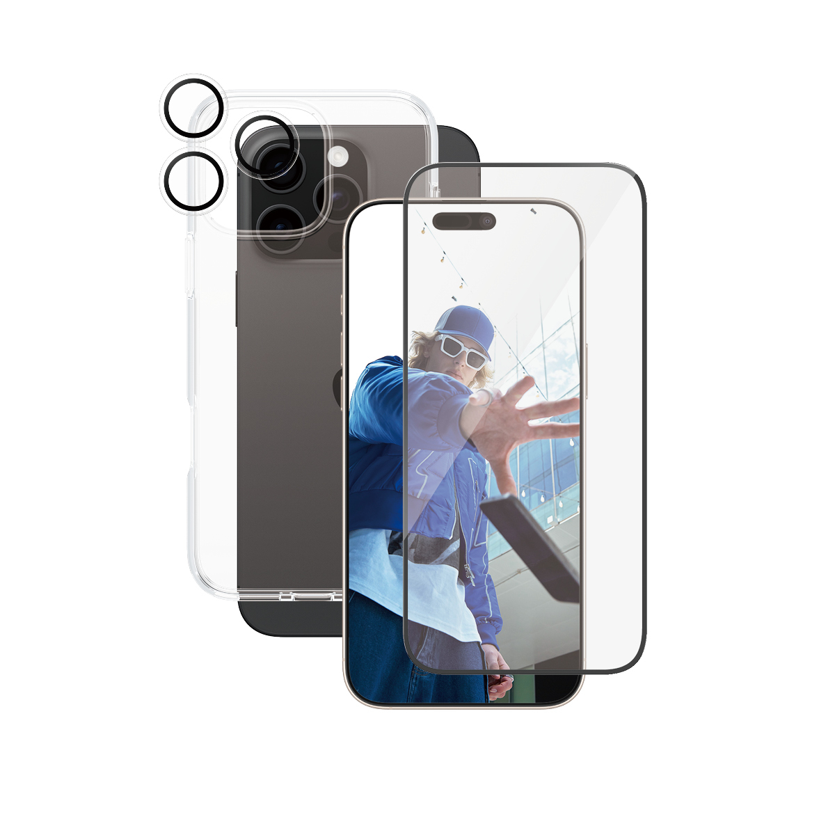 PanzerGlass � | CARE by � Flagship 3-in-1 Bundle iPhone 16 Pro Max Protector de pantalla Apple 1 pieza(s)