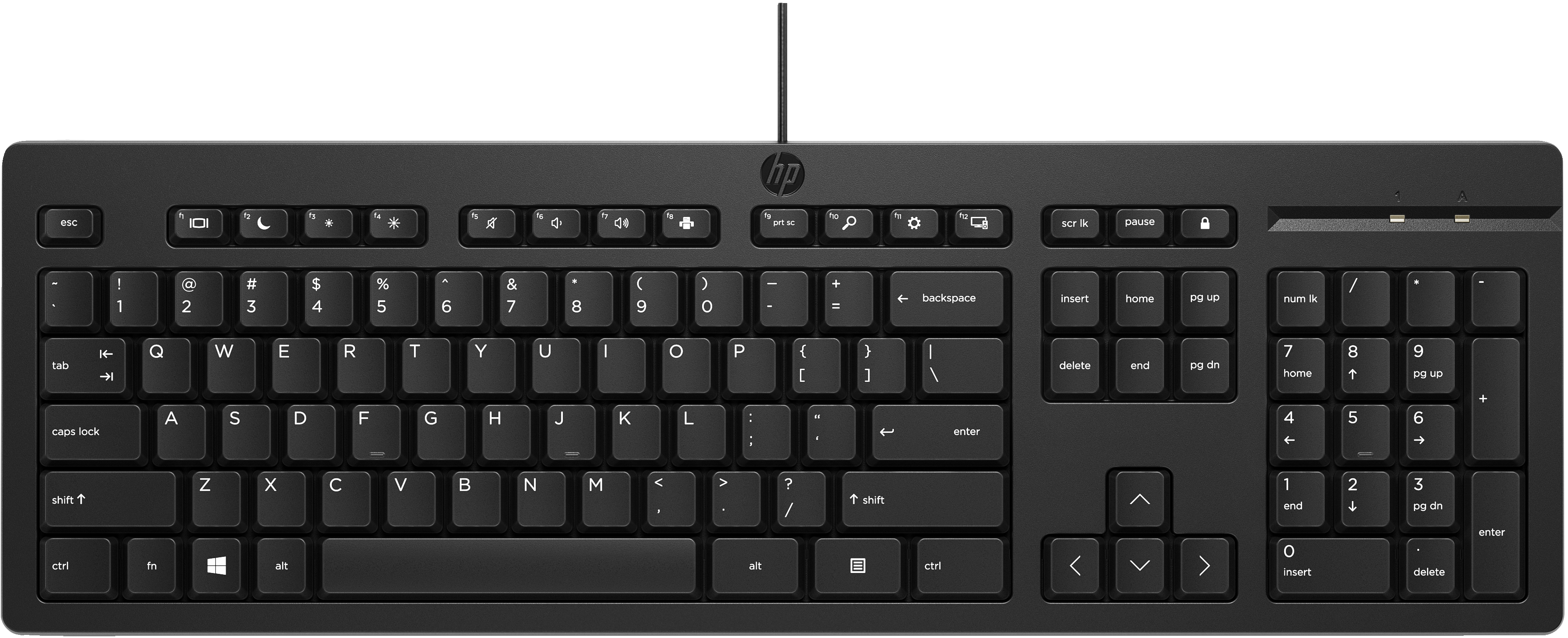 HP 125 G2 USB Wired Keyboard