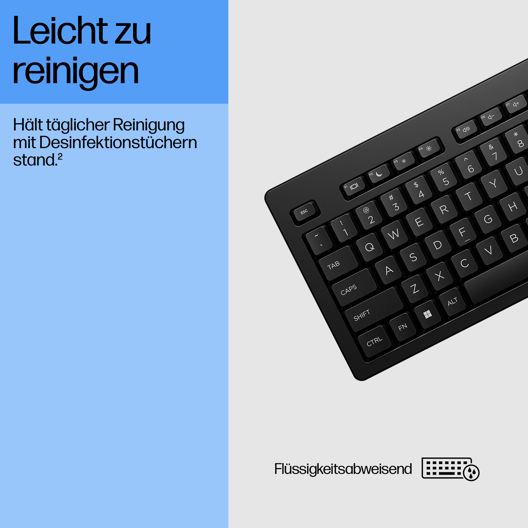 HP 125 G2 USB Wired Keyboard