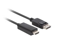 Lanberg CA-DPHD-11CC-0050-BK - DisplayPort - HDMI - 5 m - Schwarz