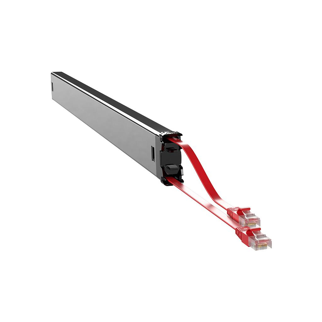 PATCHBOX C60STPXC6XX31R range-cbles Support Plateau de cbles Noir, Rouge, Argent 1 pice(s)