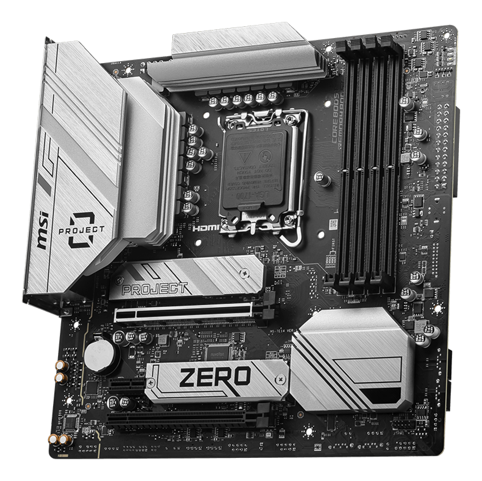 MSI B760M PROJECT ZERO scheda madre Intel B760 LGA 1700 micro ATX