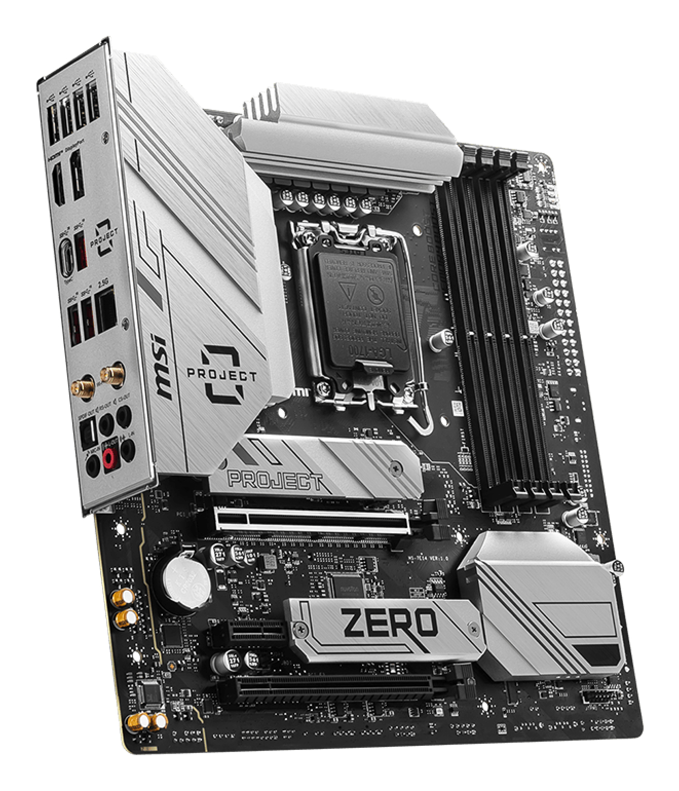 MSI B760M PROJECT ZERO scheda madre Intel B760 LGA 1700 micro ATX