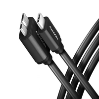 Axagon BUMM3-CM10AB cavo USB 1 m USB 3.2 Gen 1 (3.1 Gen 1) Micro-USB B USB C Nero