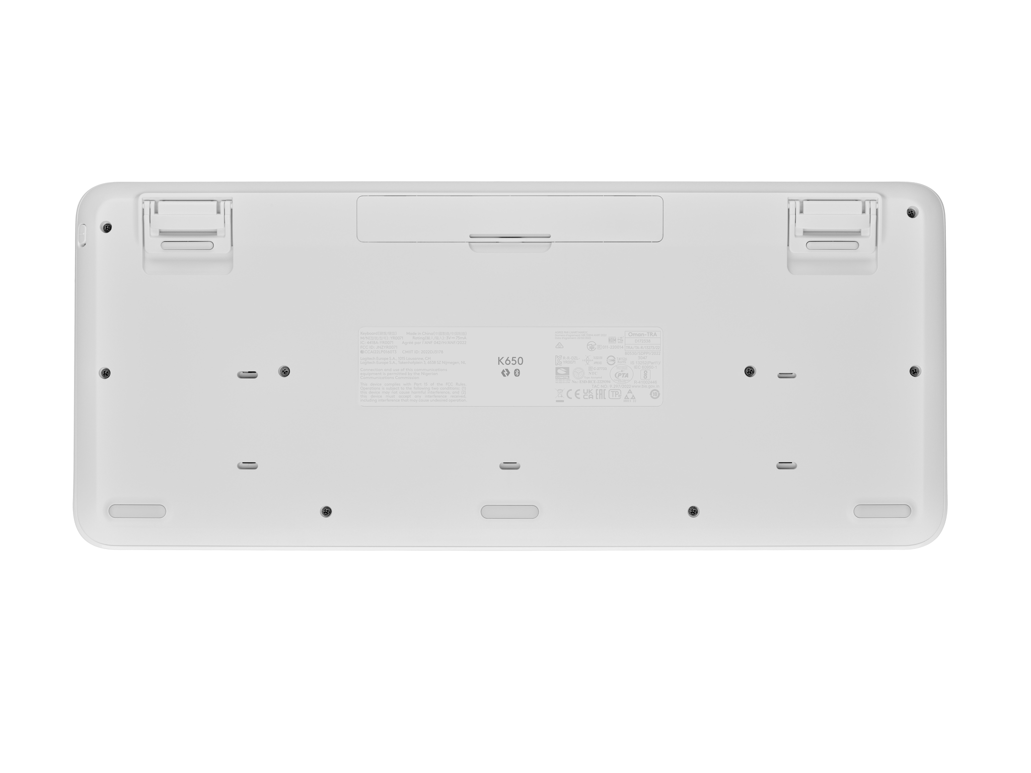 Logitech Signature MK650 Combo For Business teclado Rat�n incluido Bluetooth AZERTY Belga Blanco