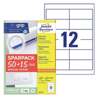 Avery Zweckform 4781-65 Universal-Etiketten 97 x 42.3 mm Papier Wei 65 Blatt Permanent haftend