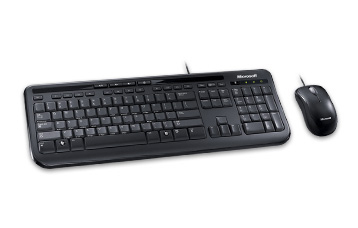 Microsoft Wired Desktop 600 clavier Souris incluse USB QWERTY Anglais britannique Noir