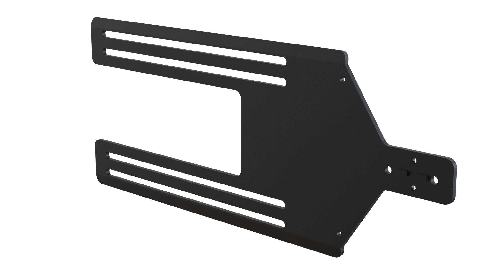 Ergonomic Solutions SpacePole Kiosk & Signage Kiosk straight bracket Portrait 15 to 22