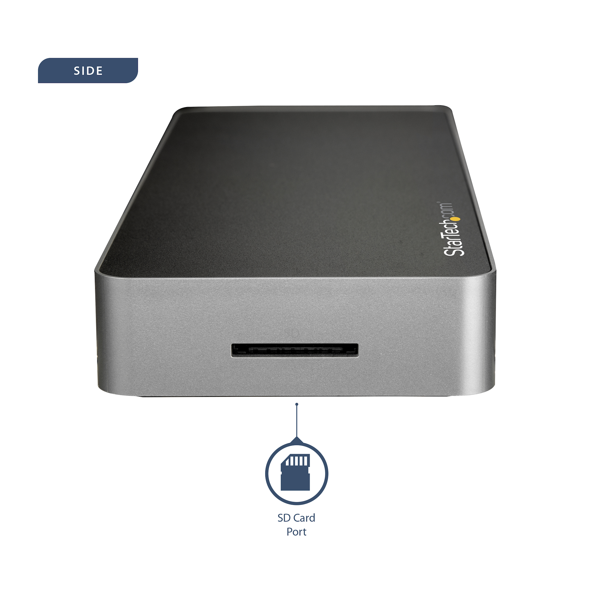 StarTech.com USB C Dock - Dual Monitor HDMI & DisplayPort 4K 30Hz - USB Type-C Laptop Docking Station 60W Power Delivery, SD, 4-port USB-A 3.0 Hub, GbE, Audio - Thunderbolt 3 Compatible