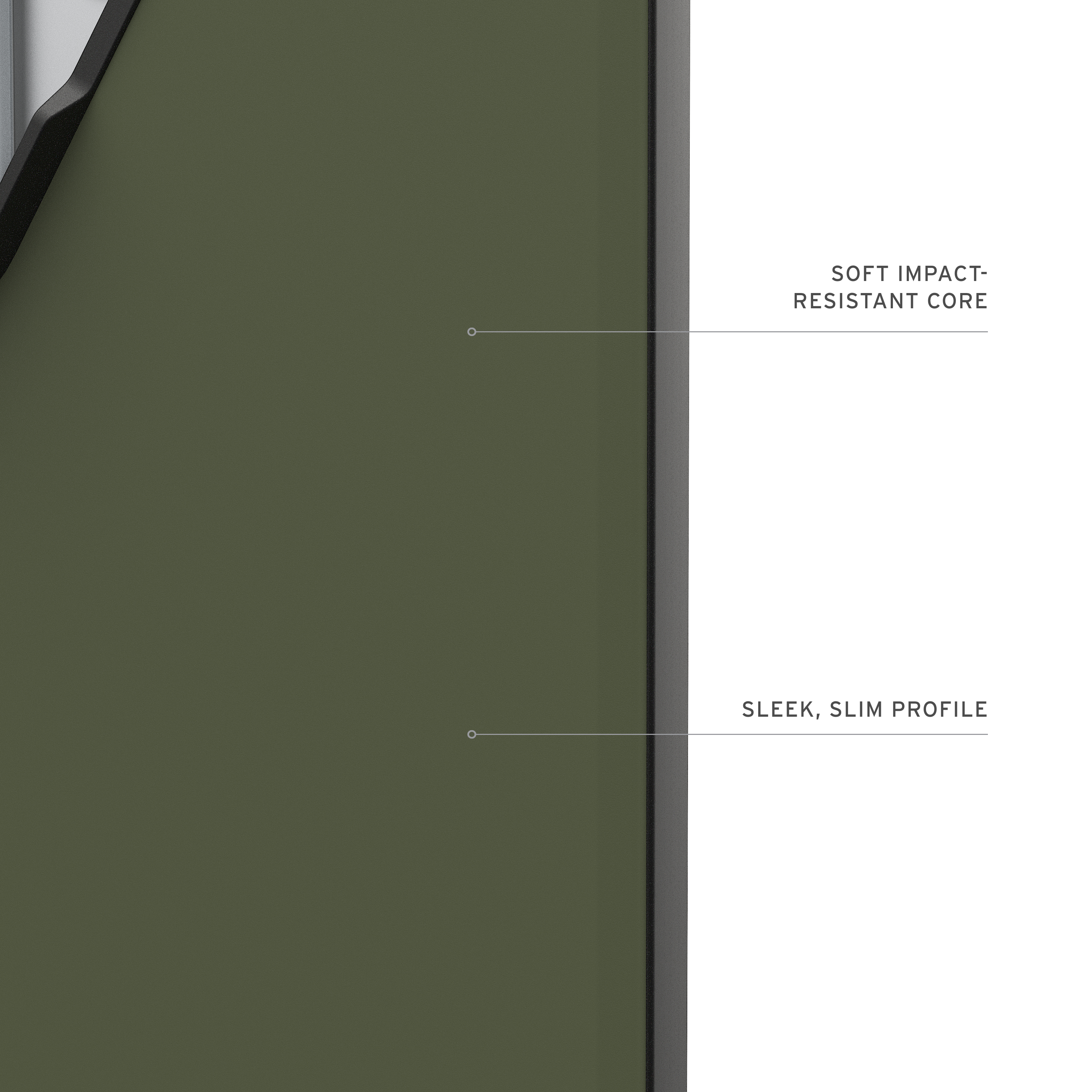 Urban Armor Gear Civilian LT custodia per cellulare 17,5 cm (6.9) Cover Verde, Oliva