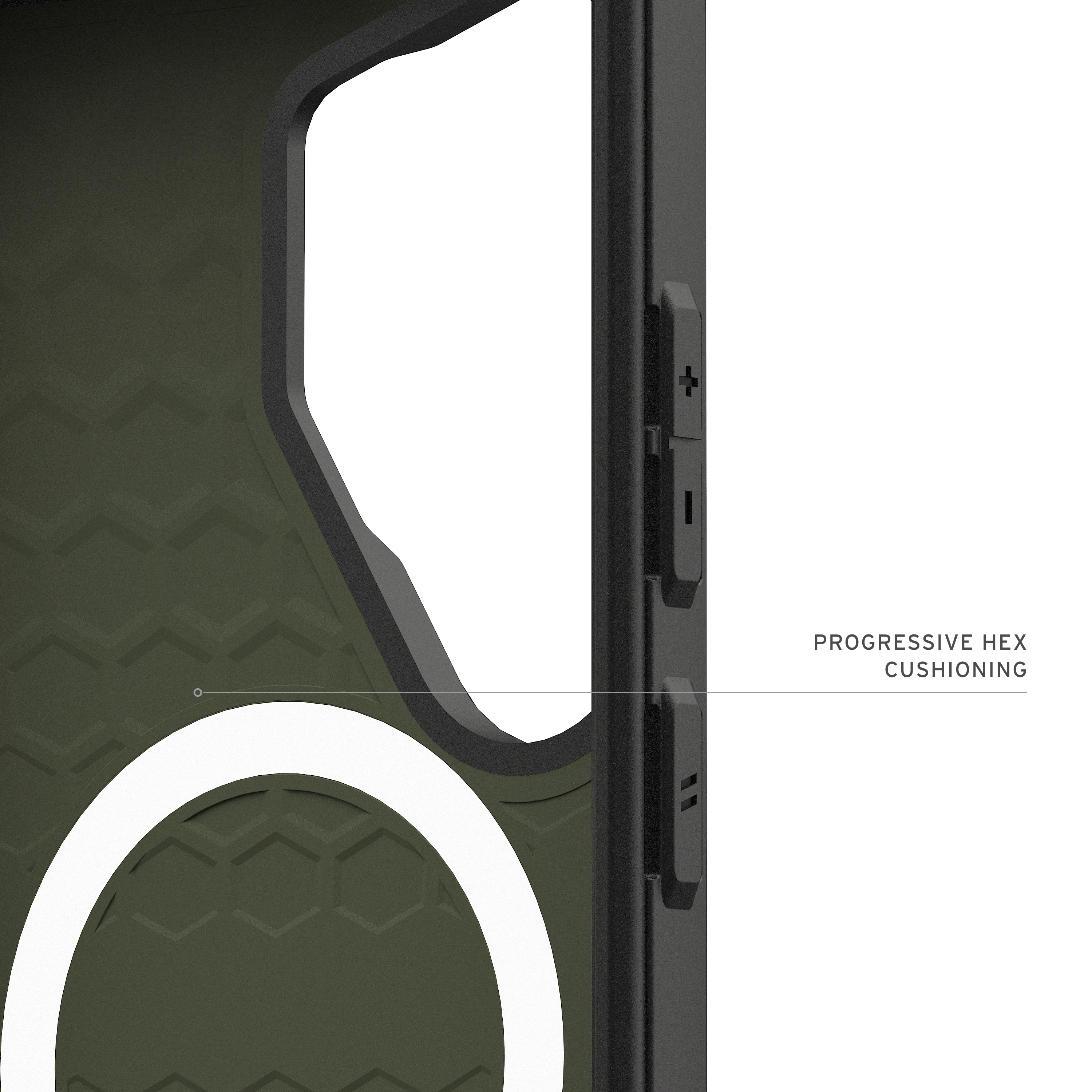 Urban Armor Gear Civilian LT custodia per cellulare 17,5 cm (6.9) Cover Verde, Oliva