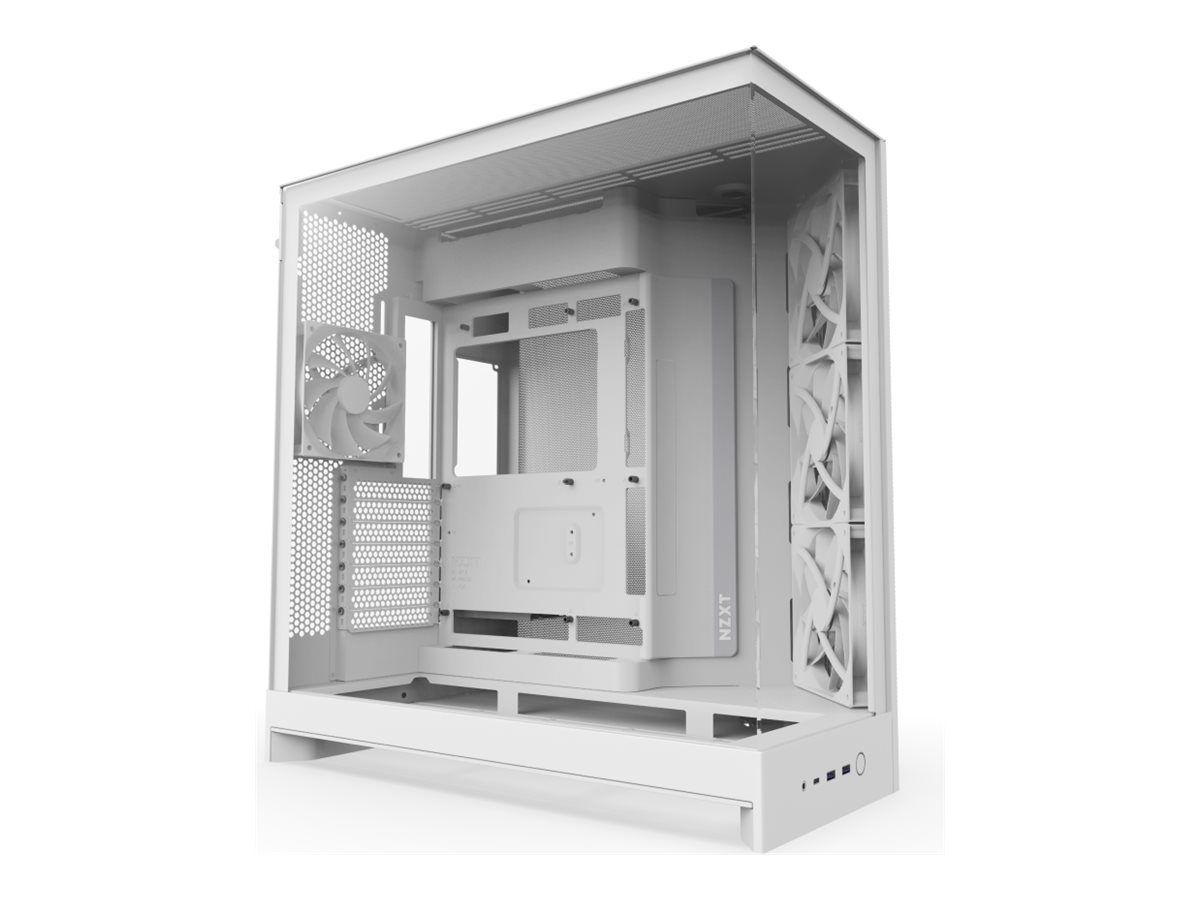 NZXT H9 Flow - Mid tower - E-ATX - Seitenteil mit Fenster (geh�rtetes Glas)
