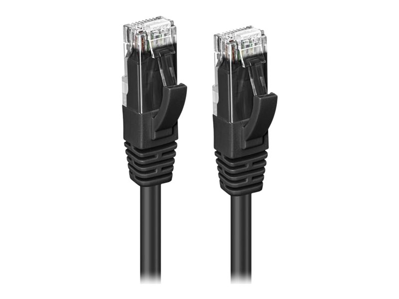 Microconnect MC-UTP6A02S networking cable Black 2 m Cat6a U/UTP (UTP) Round