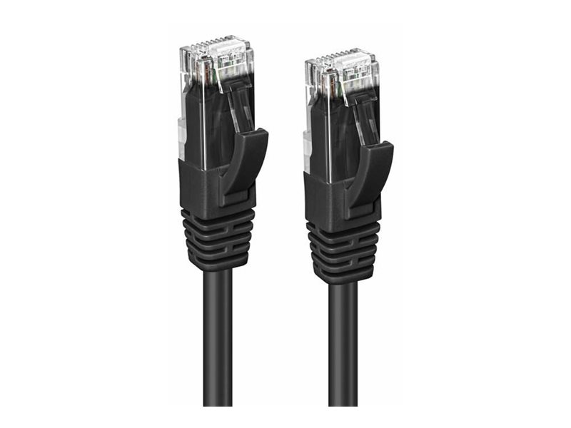 Microconnect MC-UTP6A02S networking cable Black 2 m Cat6a U/UTP (UTP) Round