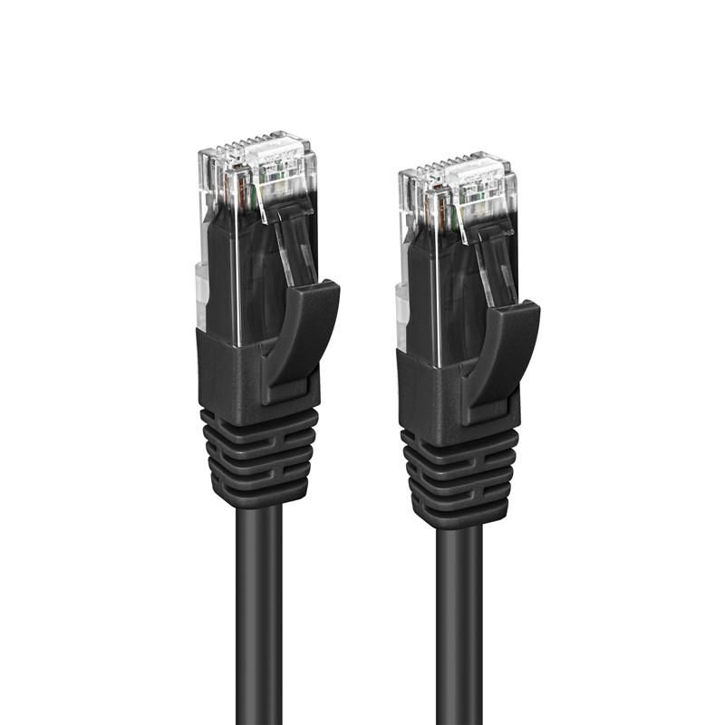 Microconnect MC-UTP6A02S networking cable Black 2 m Cat6a U/UTP (UTP) Round