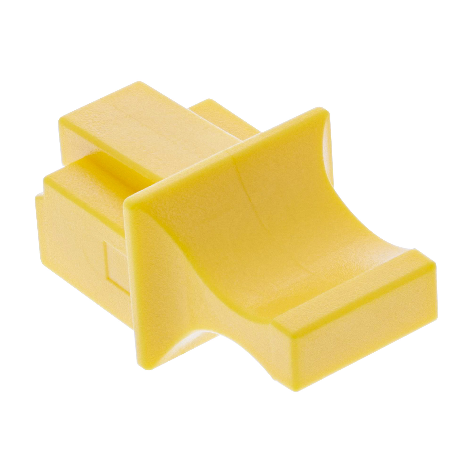 InLine Tappo antipolvere per presa RJ45, colore: giallo, blister da 100pz.