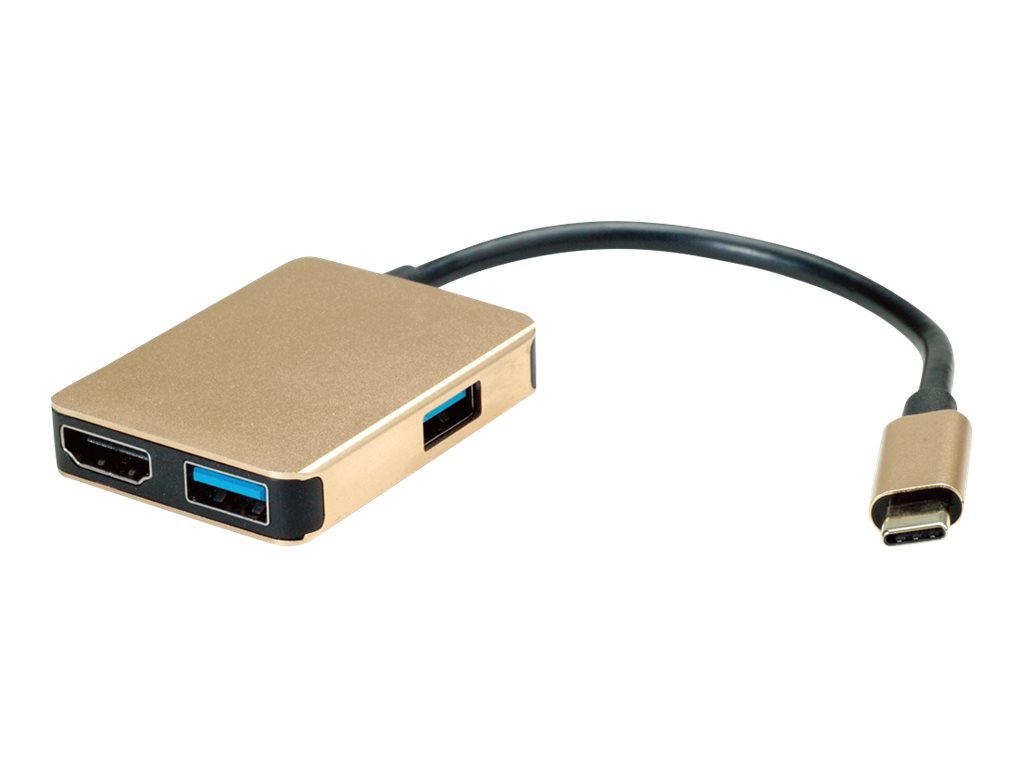 ROLINE Gold - Dockingstation - USB-C 3.2 Gen 2