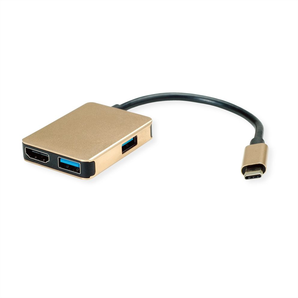 ROLINE Gold - Dockingstation - USB-C 3.2 Gen 2