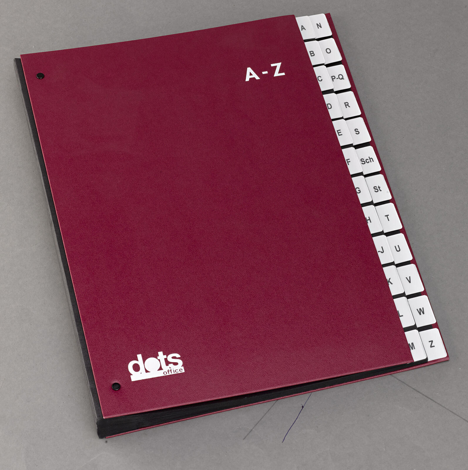 dots Pultordner A-Z rot 44199-01