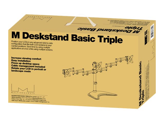 Multibrackets M Deskstand Basic Triple