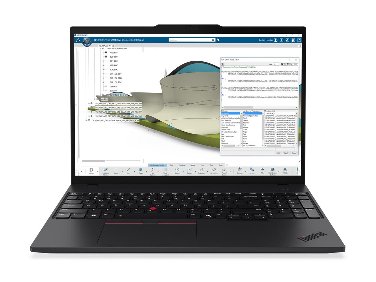 Lenovo ThinkPad P16s Gen 4 21RX - 180�-Scharnierdesign - AMD Ryzen AI 9 HX PRO 370 / 2 GHz - AMD PRO - Win 11 Pro - Radeon 890M - 64 GB RAM - 1 TB SSD TCG Opal Encryption 2, NVMe, Performance - 40.6 cm (16)