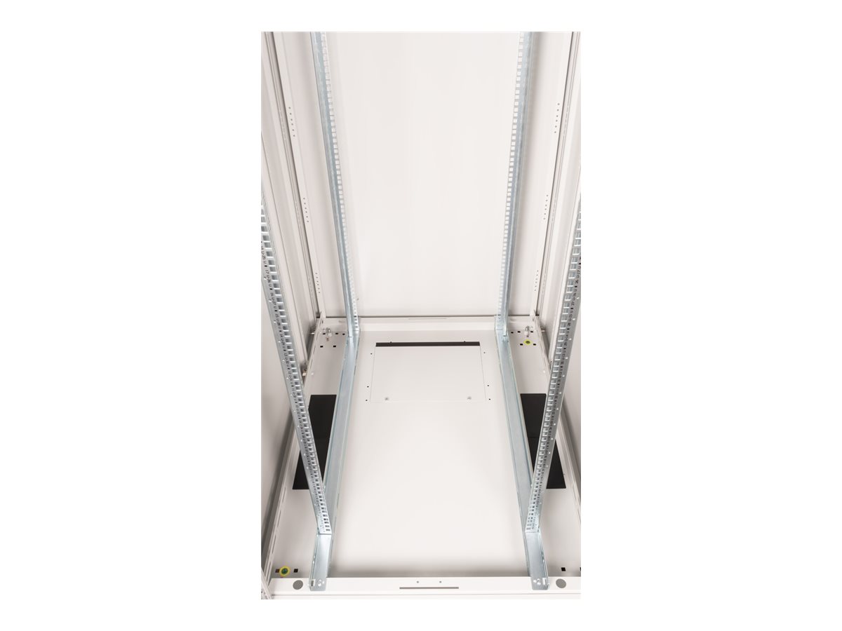 ROLINE Basic - Schrank Netzwerkschrank - Glas T�r, 800x1000 WxD - RAL 7035, Hellgrau - 42HE - 48.3 cm (19)