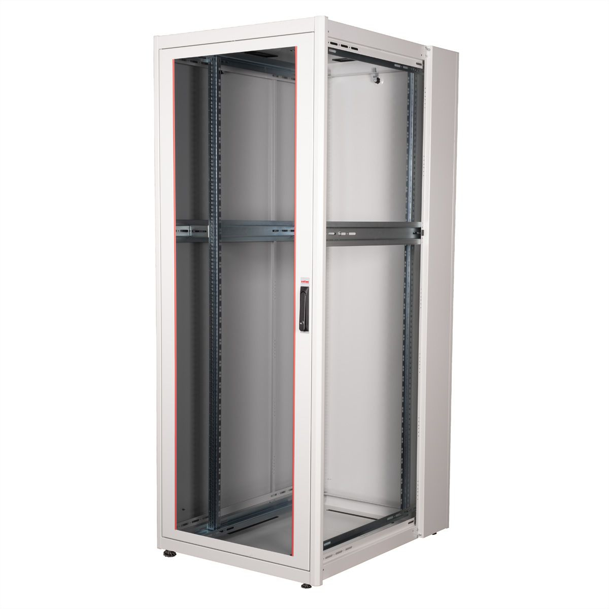ROLINE Basic - Schrank Netzwerkschrank - Glas T�r, 800x1000 WxD - RAL 7035, Hellgrau - 42HE - 48.3 cm (19)