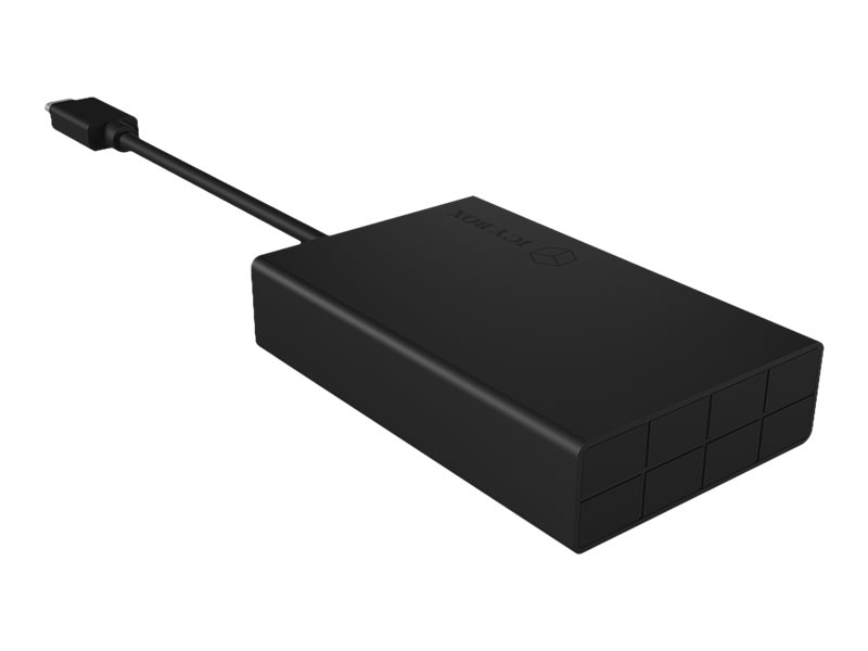 ICY BOX IB-CR401-C3 card reader USB 3.2 Gen 1 (3.1 Gen 1) Type-C Black