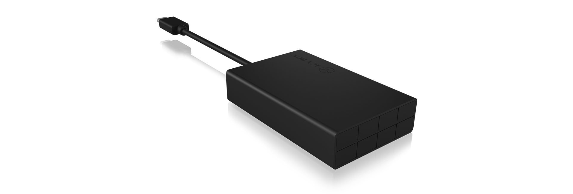 ICY BOX IB-CR401-C3 card reader USB 3.2 Gen 1 (3.1 Gen 1) Type-C Black