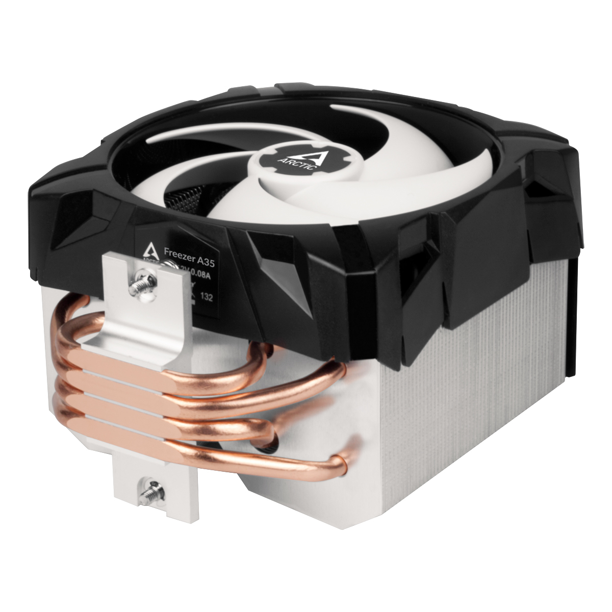 ARCTIC Freezer A35 Processeur Refroidisseur 11,3 cm Aluminium, Noir, Blanc 1 pice(s)
