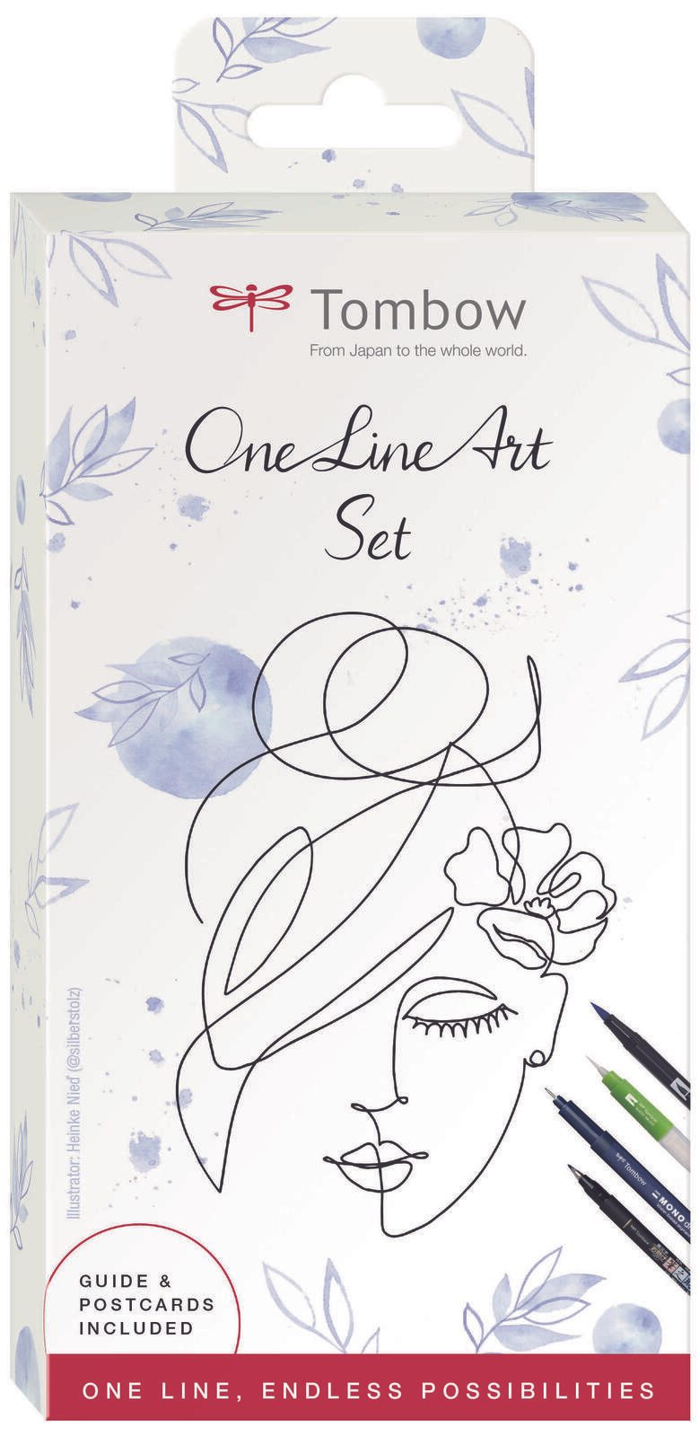 Tombow One Line Art Malset farbsortiert