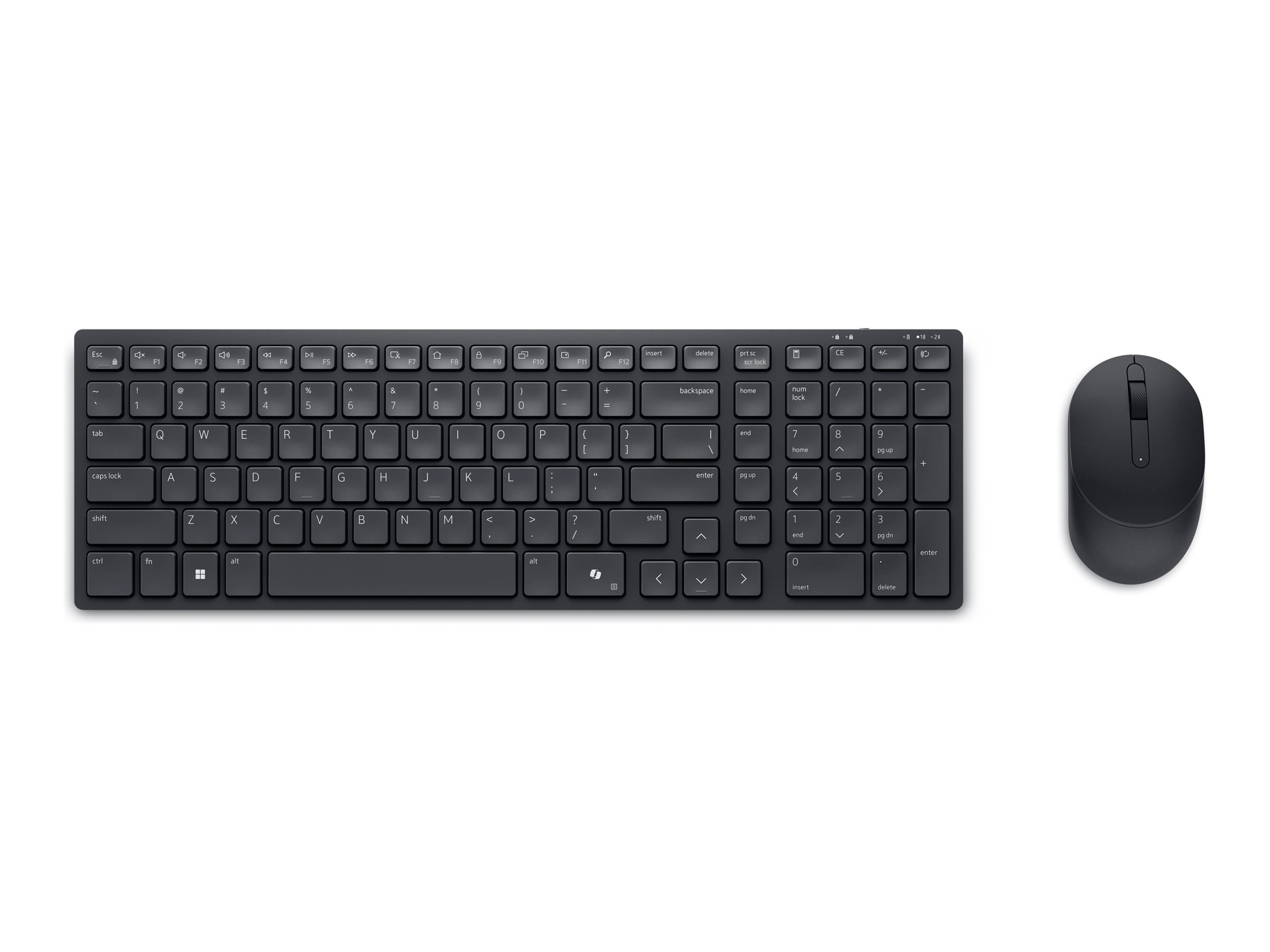 DELL KM555 tastiera Mouse incluso Universale RF senza fili + Bluetooth QWERTY US International Nero