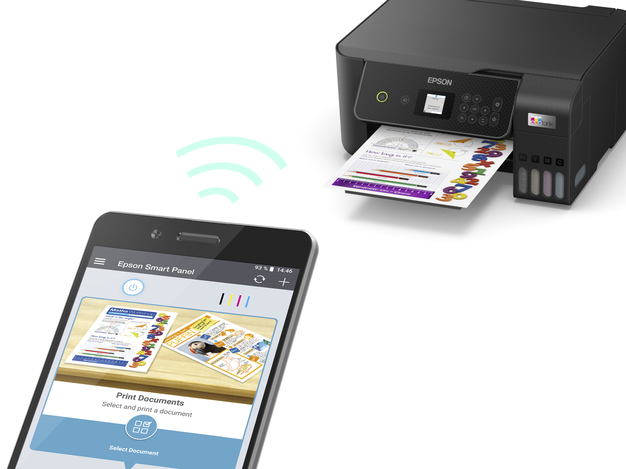 Epson EcoTank ET-2875 - Multifunktionsdrucker - Farbe - Tintenstrahl - ITS - A4 (Medien)