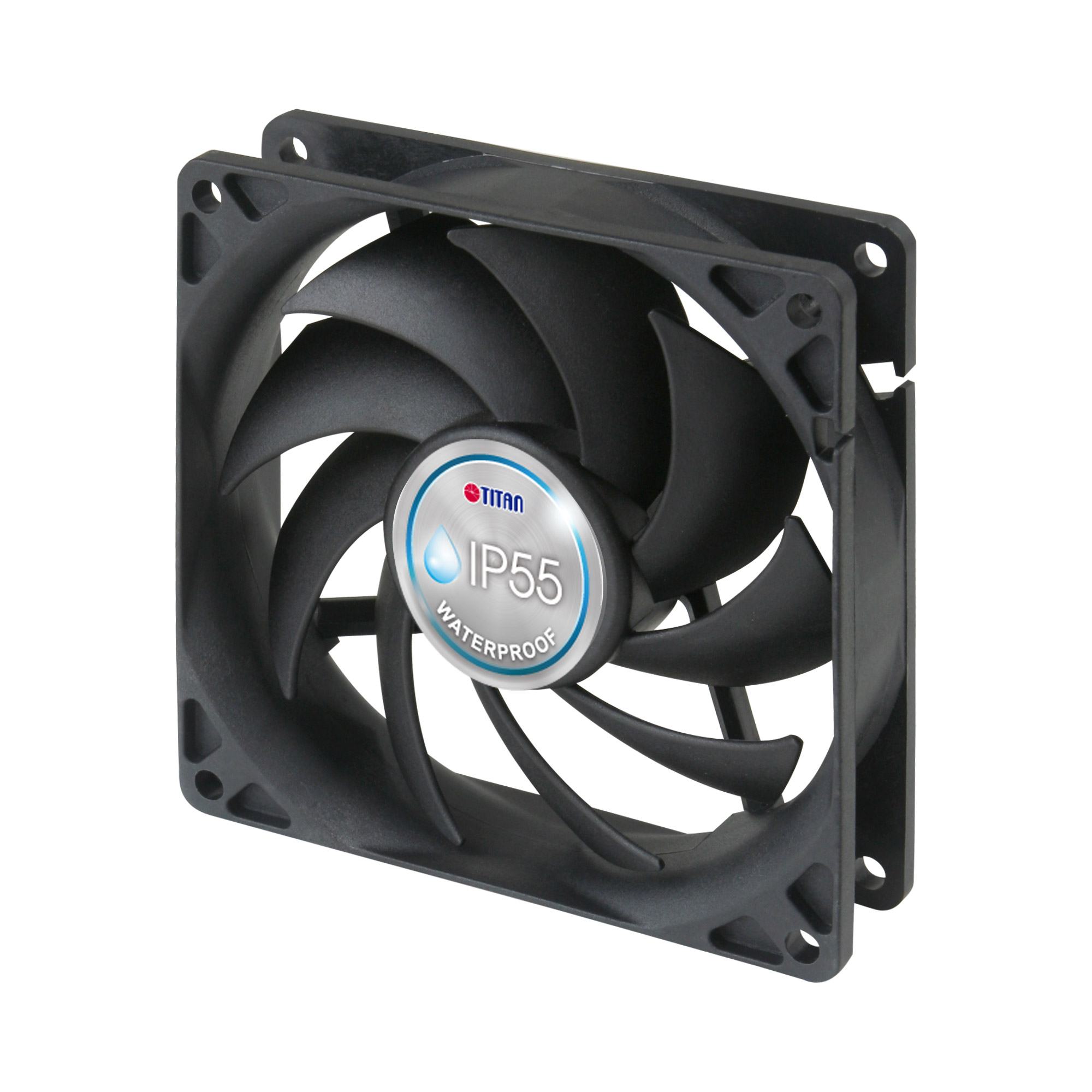 TITAN TFD-9225HH12B/KW BX L�fter 92x92x25mm IP55 wasser- und staubgesch�tzt - Geh�use-L�fter - 34 dB