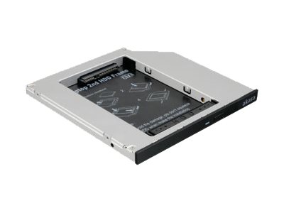Akasa N.stor AK-OA2SSA-03 - Laufwerksschachtadapter - 5,25 Zoll Slime Line auf 2,5 Zoll X 1/8H (13,3 cm Slim Line auf 6,4 cm)