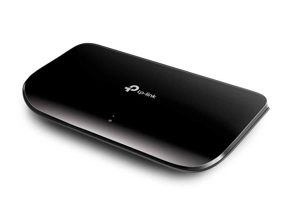 TP-Link TL-SG1008D switch No administrado Gigabit Ethernet (10/100/1000) Negro