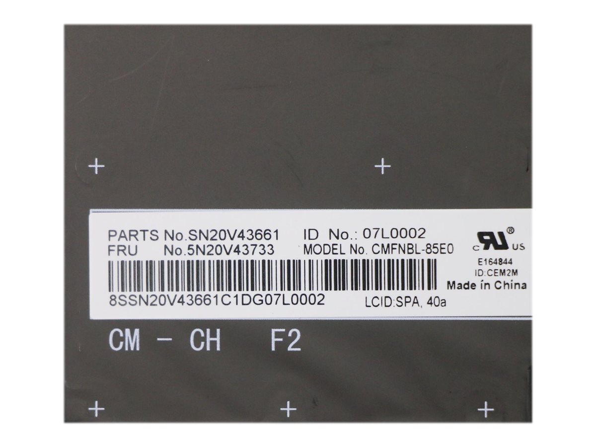 Lenovo Chicony - Ersatztastatur Notebook - Spanisch